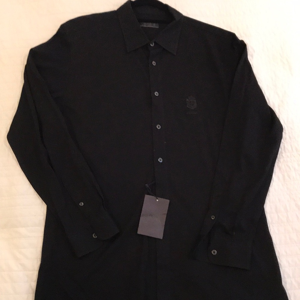 NWT Men’s l/s lightweight pique button down shirt
